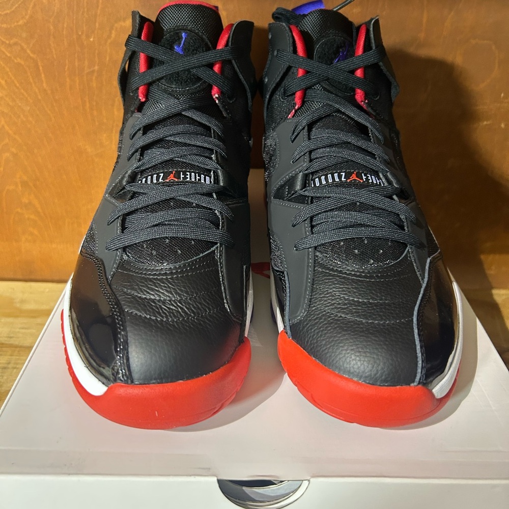 Jordan Black and Red Athletic Shoes - Picture 4 of 5